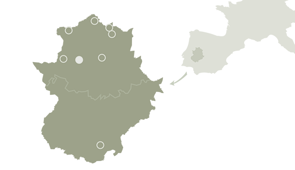 Mapa Hospederías Garrovillas