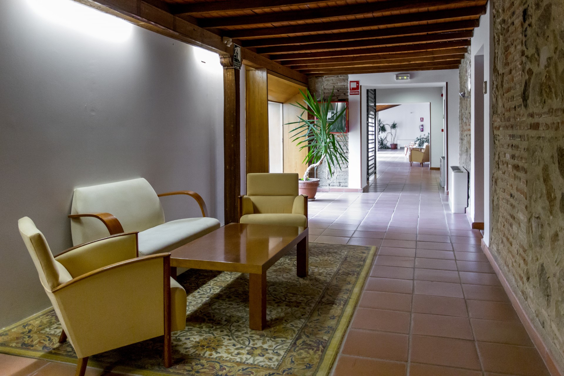 Patio interior Hotel 4* Hospedería Valle del Ambroz